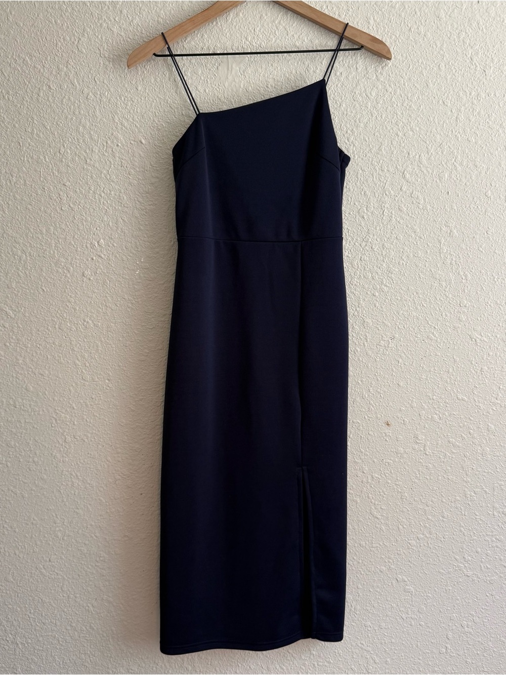 Lyaner navy blue midi cocktail dress size small